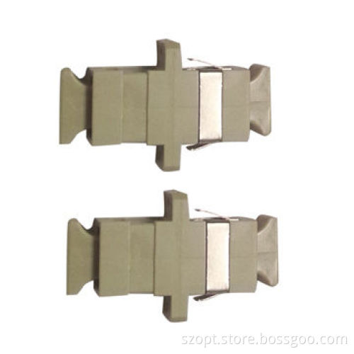 SC MM fiber-optic adapters, RoHS Directive-compliant